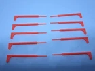 Lot of 10 Unpainted Darth Vader Lightsaber CLOSE Replacemen Star Wars Vintage MP