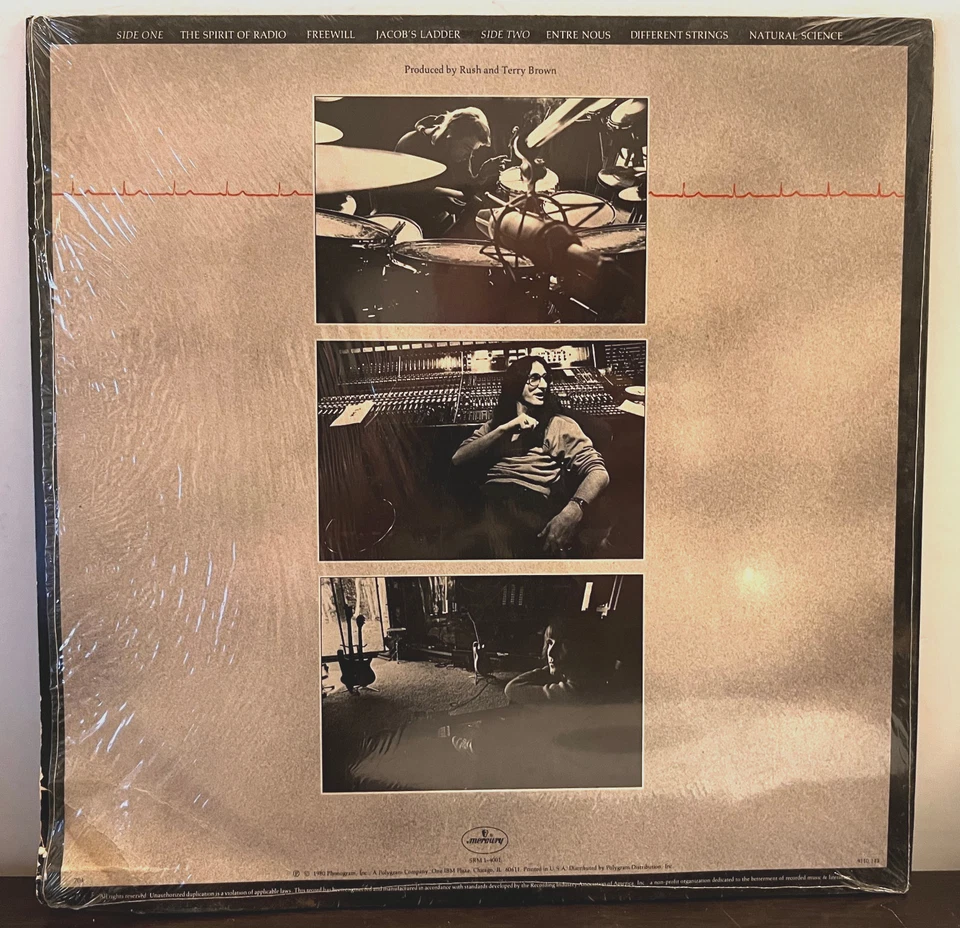 RUSH - Permanent Waves (Masterdisk) (1980) - 12" Vinyl Record LP - VG+ - Image 2 of 3