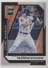 2021 Elite Extra Edition Prime Numbers A Signatures Branden Boissiere Auto 17kh
