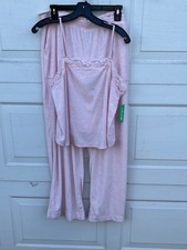 Honeydew 2Pc Jersey Pajama Set Women's pink XL New