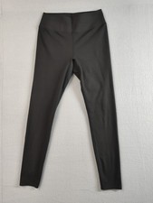Uniqlo Women Legging M Black Stretch Compression Athleisure Activewear Pull On