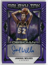 2024-25 Obsidian Jamaal Wilkes Galaxy Ink Electric Etch Purple #/49 ☘️200