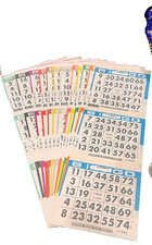 Bingo 10 player Family Pak extra paper packet3on 12up