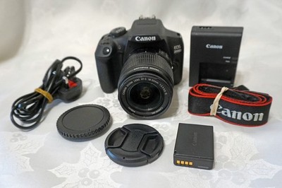 CANON EOS 2000D DIGITAL DSLR CAMERA w 18-55mm IS ZOOM LENS EXCELLENT CONDITION