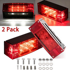 Led Trailer Light Kit Rear Submersible Tail Lights Boat Marker Truck Waterproof