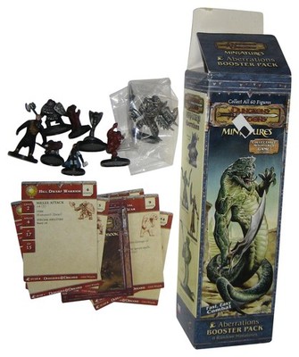 Dungeons & Dragons Miniature Aberrations Booster Box - (Opened)