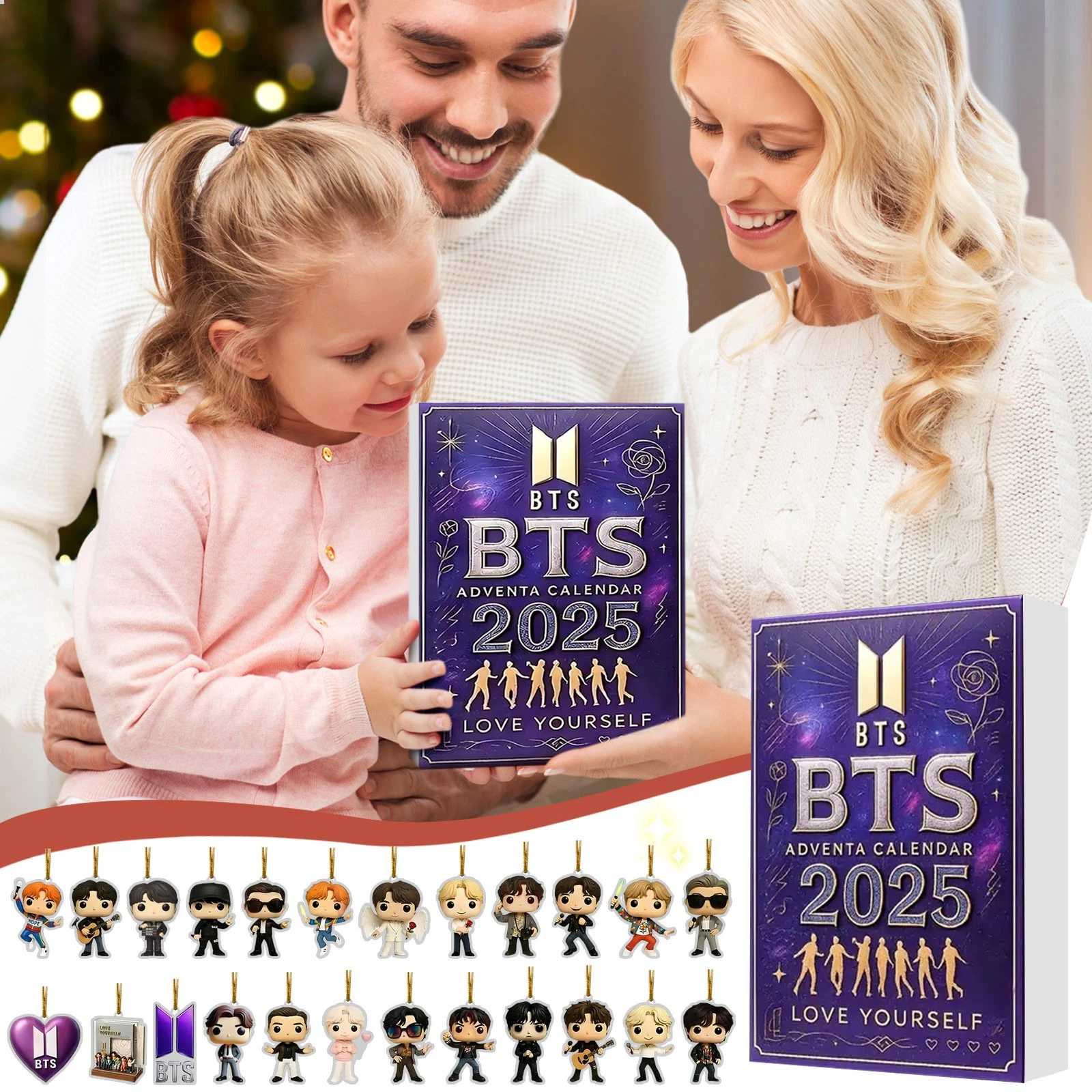 BTS Decorations Of Advent Calendar Blind Boxes 2025 Countdown Sets For Fans