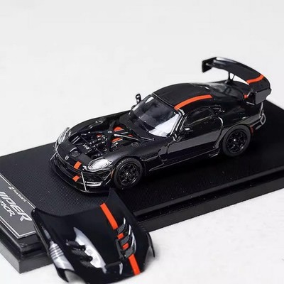 Hone Model 1/64 Scale Dodge Viper ACR Black Diecast Car Toy Gift NIB