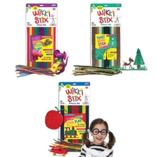 Arts and Crafts for Kids Triple Play Pack, Non-Toxic, Waxed Yarn, Fidget Toy,