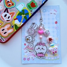 Chiikawa double sided tassel acrylic phonecharm phonestrap keychain