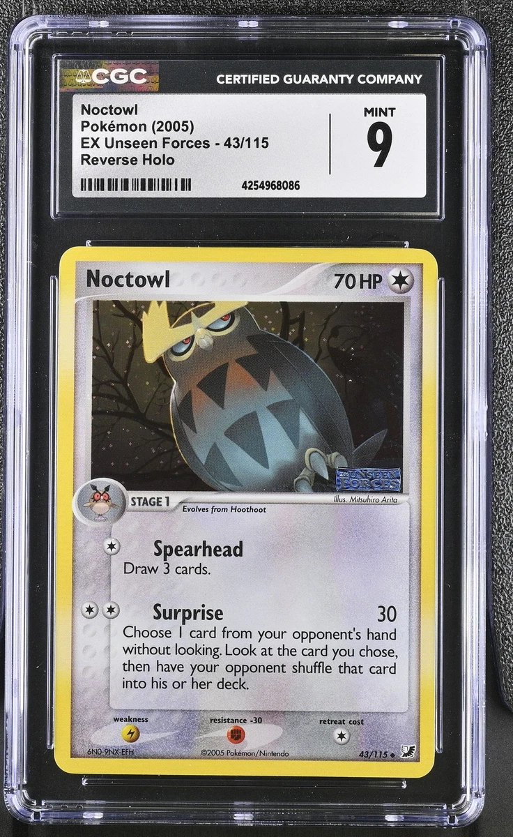 Pokémon TCG EX Unseen Forces Grade 9 Individual Trading Card Games