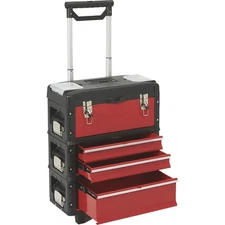 Ironton 3-Pc. Toolbox Storage System, 20in., Portable, Ball Bearing Drawers,