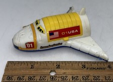 Micro Machines Sky Carrier Plane 1990 Galoob With Stickers Loose