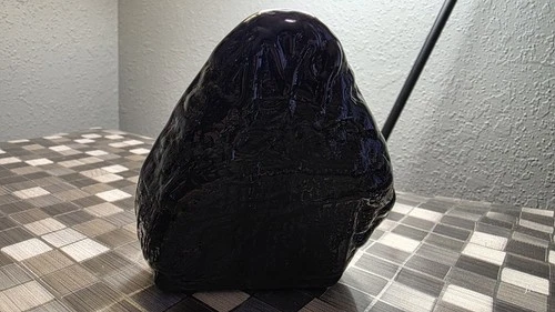 Blenko Glass Lump of Coal Paperweight 2023 Great Condition Awesome
