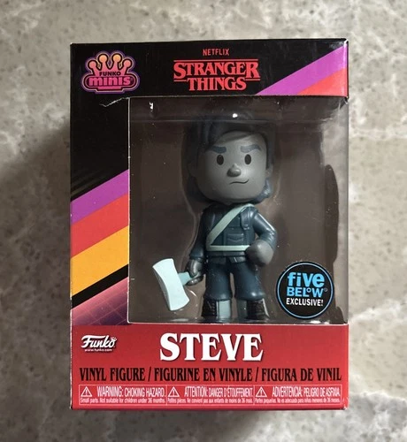 Funko Minis Stranger Things Steve Five Below Exclusive Chase Rare