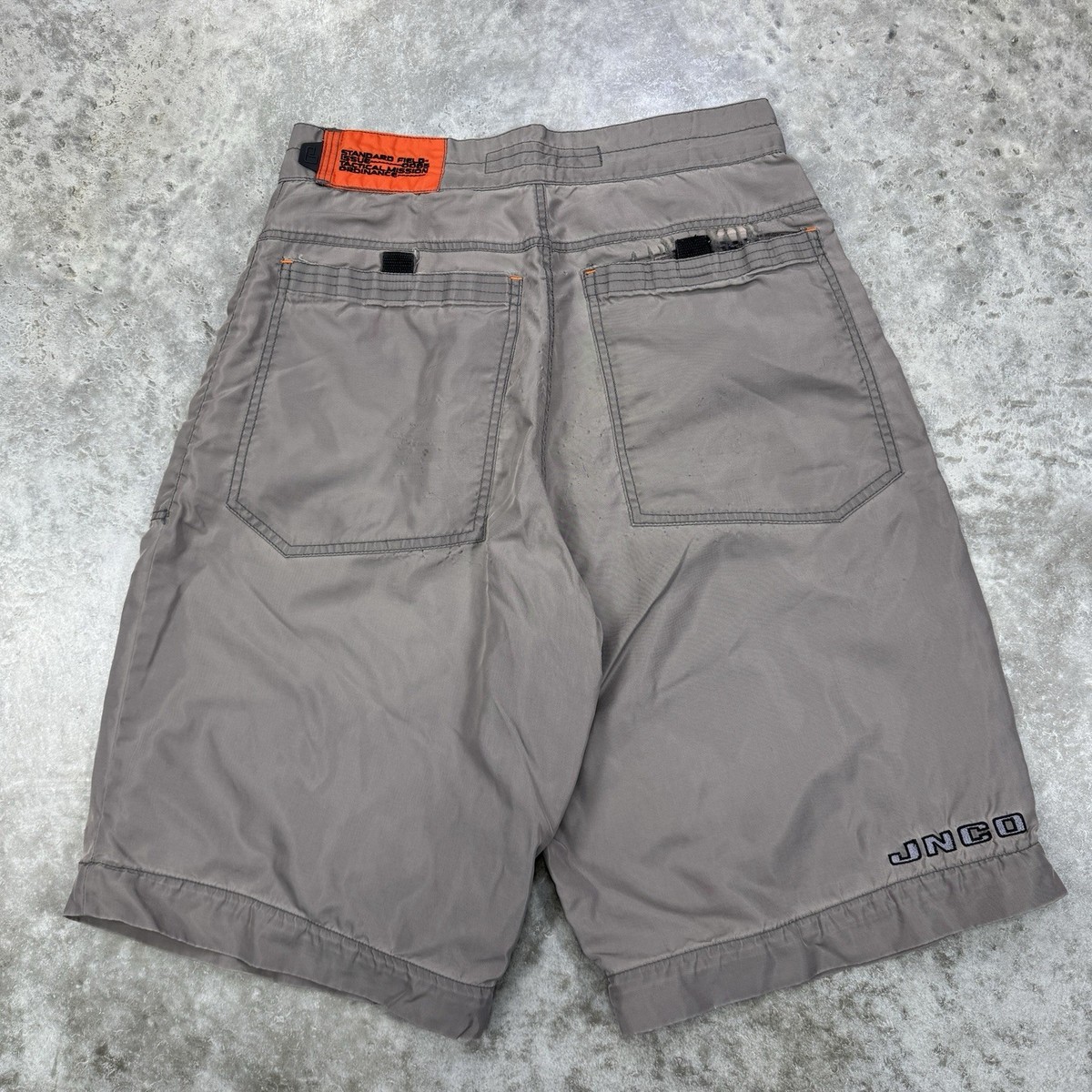 【COLOR iN ID】Winter low short pants Vintage JNCO shorts mens 34 Field pants zip off 90s y2k