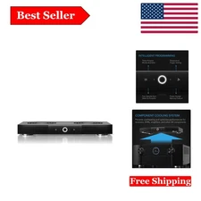 Ultra Quiet 12" AIRCOM S7 Fan System - 140 CFM Cooling for Receivers & Consoles