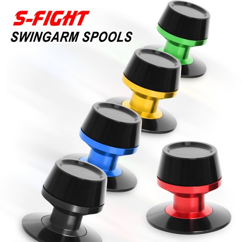 Blue Aluminum 8MM Rear Swingarm Spools Sliders for BMW S1000 RR / XR / Naked - Picture 3 of 7