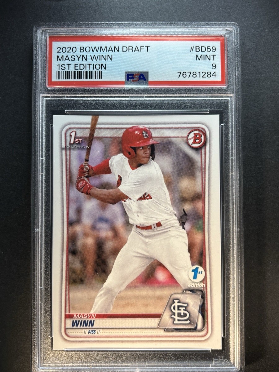 OZWNRT ブーファン　BoophamneMan TheCaudexMan 2020 Bowman Draft 1st Edition - Masyn Winn #BD-59 (RC) for