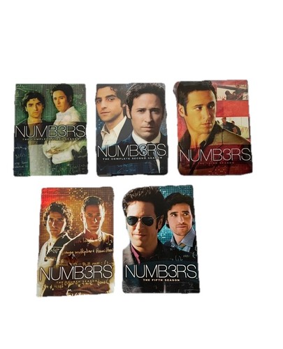 Numb3rs Complete Series Seasons 1-5 1 2 3 4 5 DVD Box Sets Numbers CBS