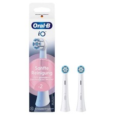 Oral-B iO Sanfte Reinigung, Original Aufsteckbürsten, Weiß, 2er #1907216