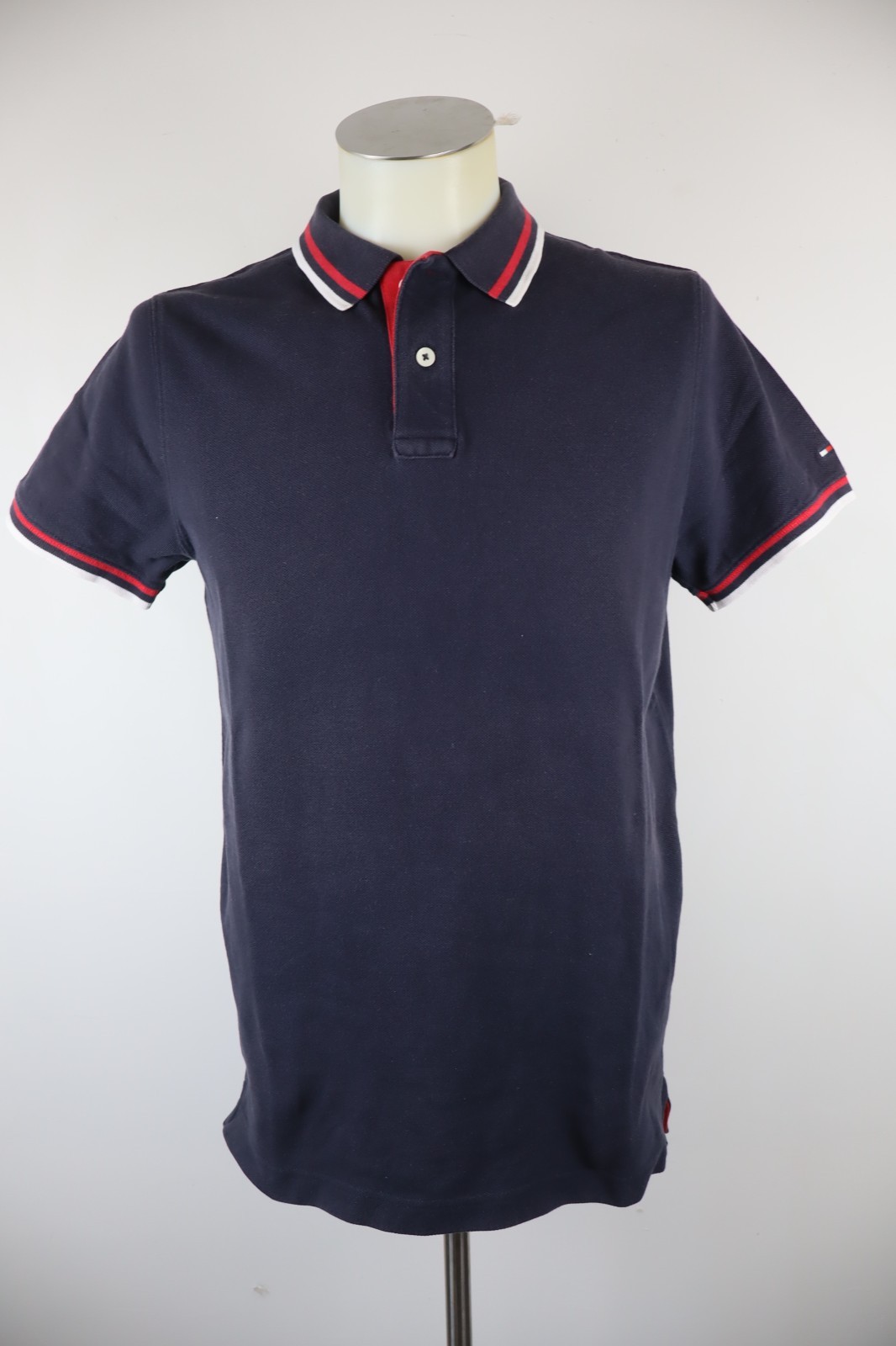 TOMMY HILFIGER MENS POLO SHIRT SIZE M CASUAL VINTAGE COTTON T-SHIRT