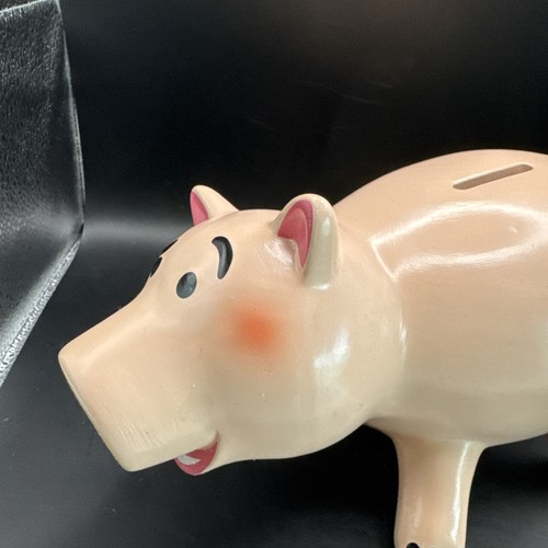 RARE Toy Story 3 Ceramic Hamm Piggy Bank Disney Store LARGE Collector 9” Long - Picture 5 of 6
