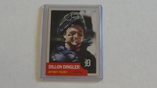 2025 DILLON DINGLER PERSONALLY AUTOGRAPHED TOPPS LIVING SET RC CARD * TIGERS *