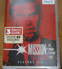 NEW SEALED MISSION IMPOSSIBLE DVD SET ORIGINAL TELEVISION SERIEs SEASONS 1-3