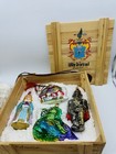 New ListingRare Set Of 4 Polonaise Komojza Medieval Glass Christmas Ornaments In Box