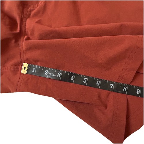 LL Bean Vacationland Stretch Swim Trunks 8" Inseam Dark Russet Sz XL EUC 503780 - Picture 5 of 13