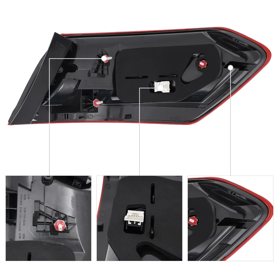 Luz trasera izquierda lado conductor mercedes-benz e350/e550/e63 amg 2010-2013 Foto 4 de 4