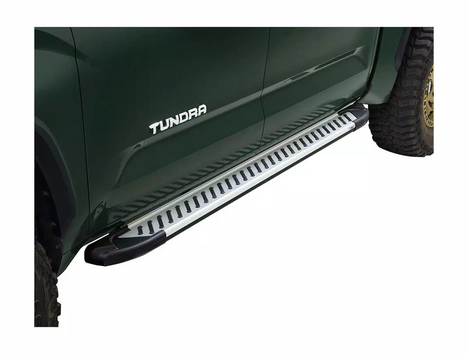 Romik Silver RAL-T Running Boards Fit 2009-2018 Dodge Ram Crew Cab — 第 2/4 张图片