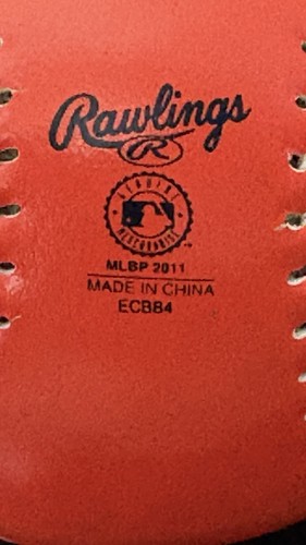 Houston Astros Navy & Orange Rawlings Baseball - Bild 5 von 5