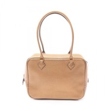 Borsa a mano HERMES Mini Plume 20 I Chevre GHW bronzo metallizzato usata donna