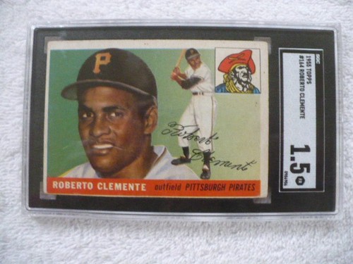 1955 Topps Roberto Clemente #164 card