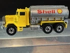 Vintage 1979 Hot Wheels Diecast 1/64 Yellow Peterbilt Shell Oil Gas Tanker Truck