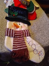 Snowman Stocking