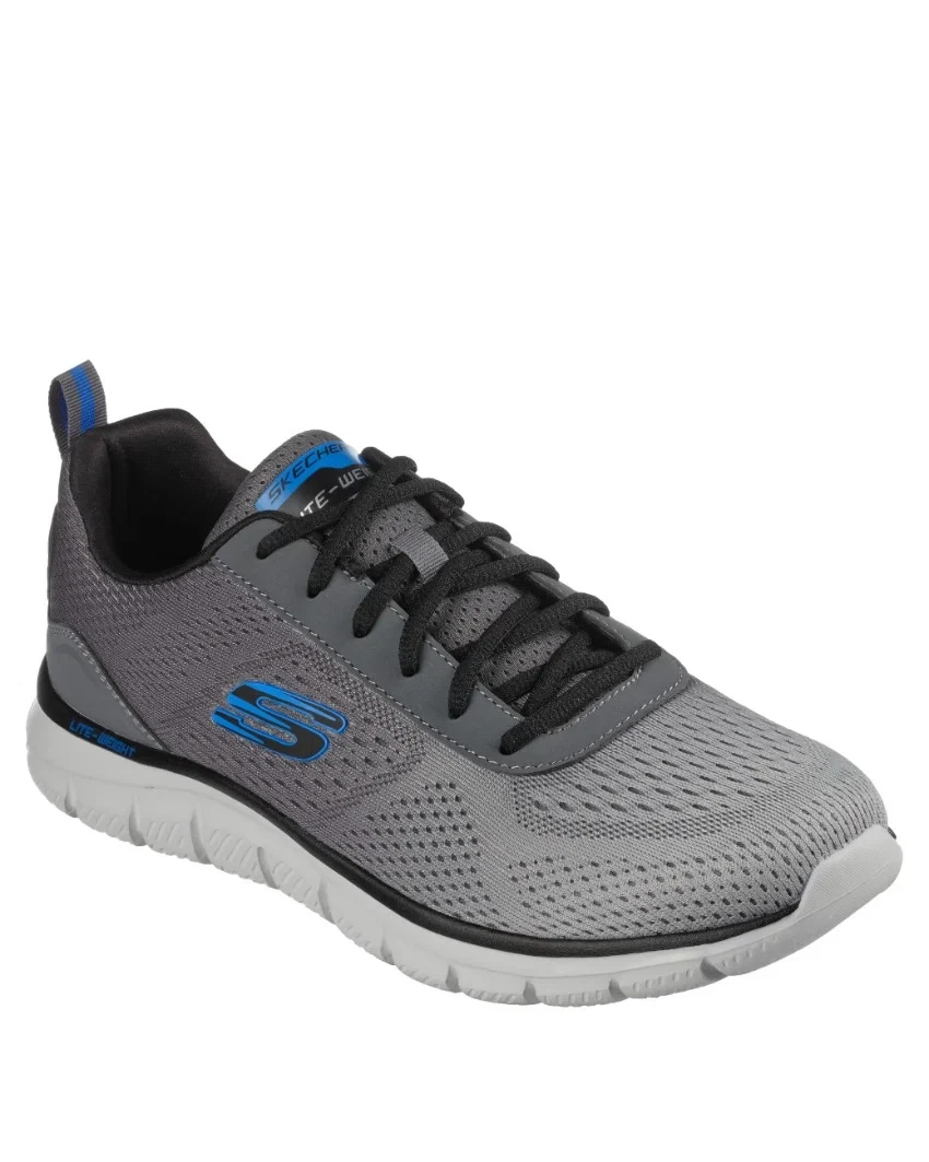 Skechers Men's Track-Ripkent Athletic Shoes Charcoal/Grey (232399-CCGY)