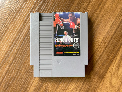 Mike Tyson's Punch-Out, NES, Authentic Nintendo Game Cartridge, Tested/Cleaned