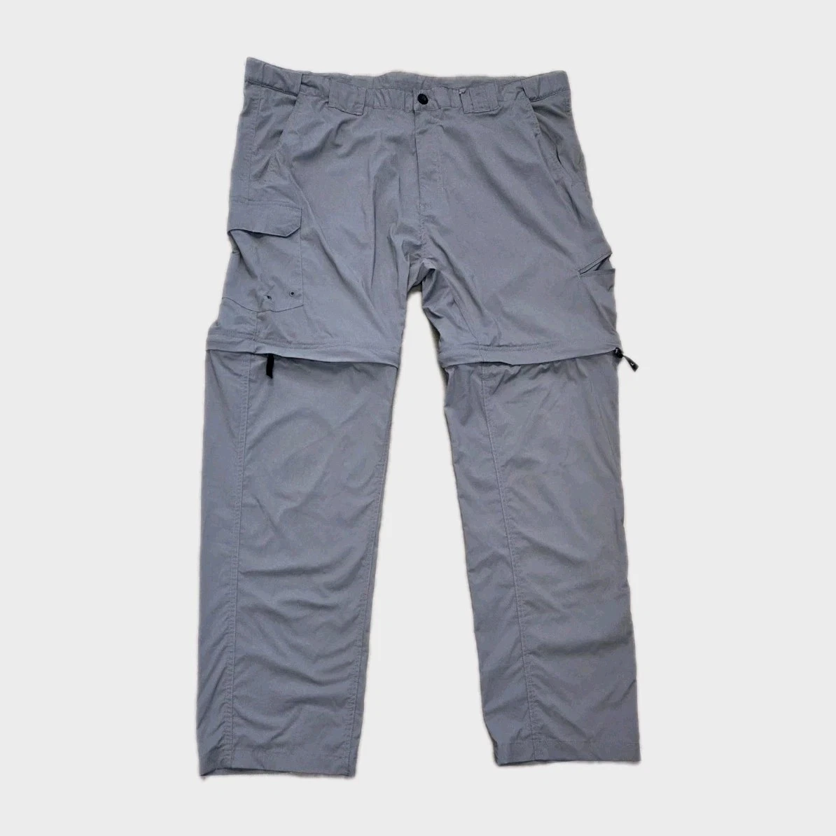 Magellan Outdoors Fish Gear Convertible Cargo Pants Men's 2XL Zip-Off Gray