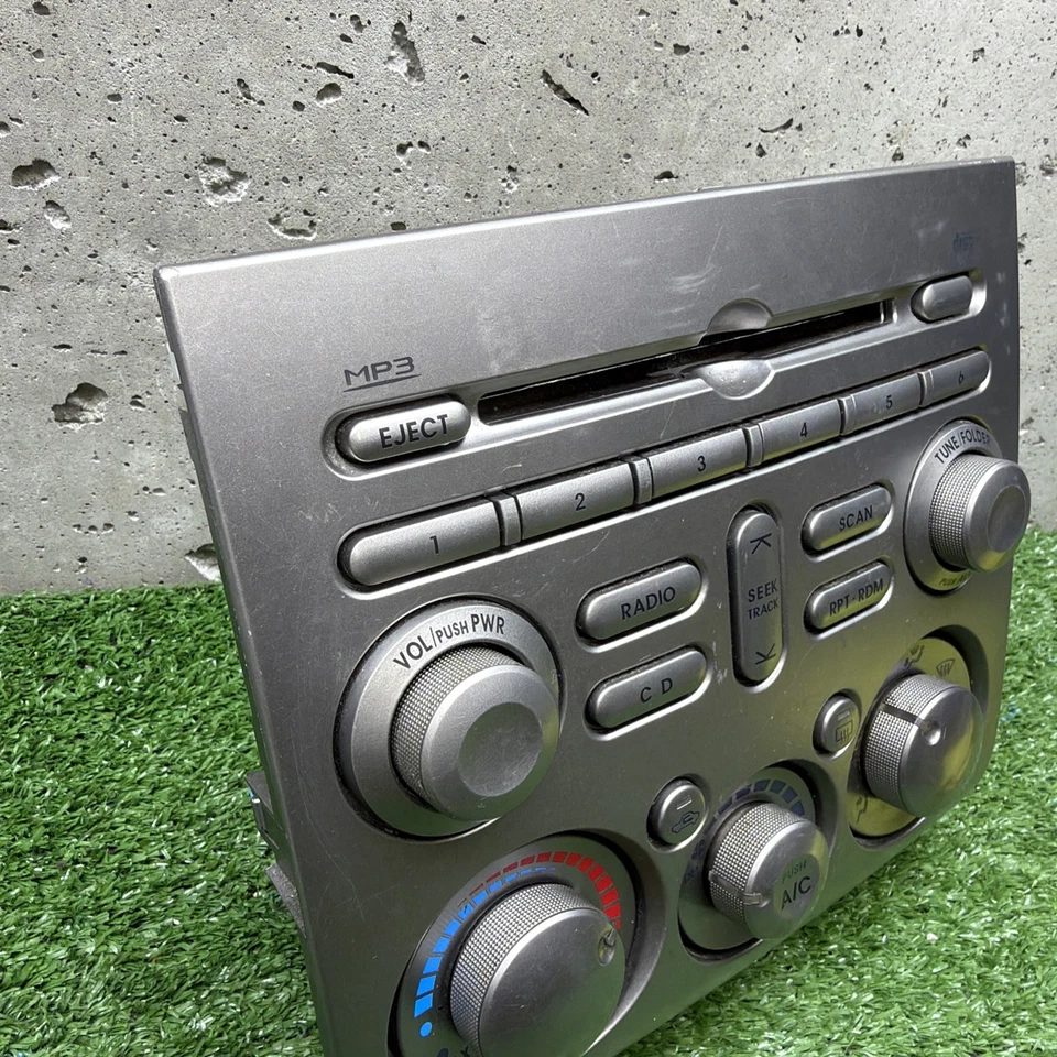 8002A870HA 加热器 气候 A/C 控制 三菱 GALANT 收音机边框 装饰 灰色 — 第 3/4 张图片