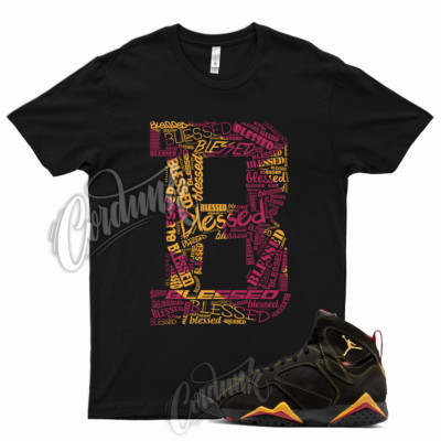 BLESSED Shirt for J1 7 Citrus Varsity University Red Hare VaporMax Washed 1