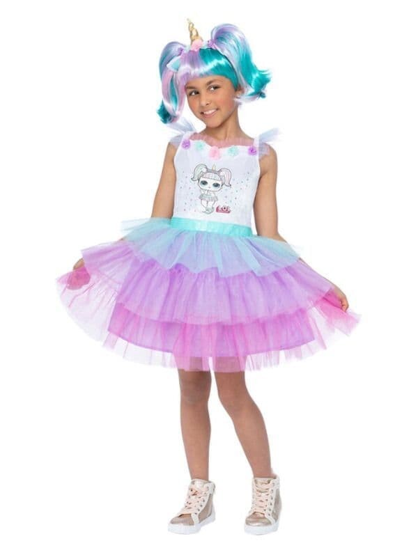 Girls LOL Surprise Deluxe Unicorn Costume