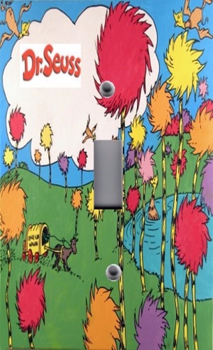Light Switch Plate Outlet Covers ~ DR. SEUSS LORAX ONCE LER WAGON - Picture 2 of 26