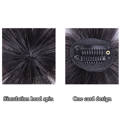 Invisible Seamless Thin Hair Topper Hairpiece Cover Up Baldness 3D Air Bangs - Picture 6 of 10
