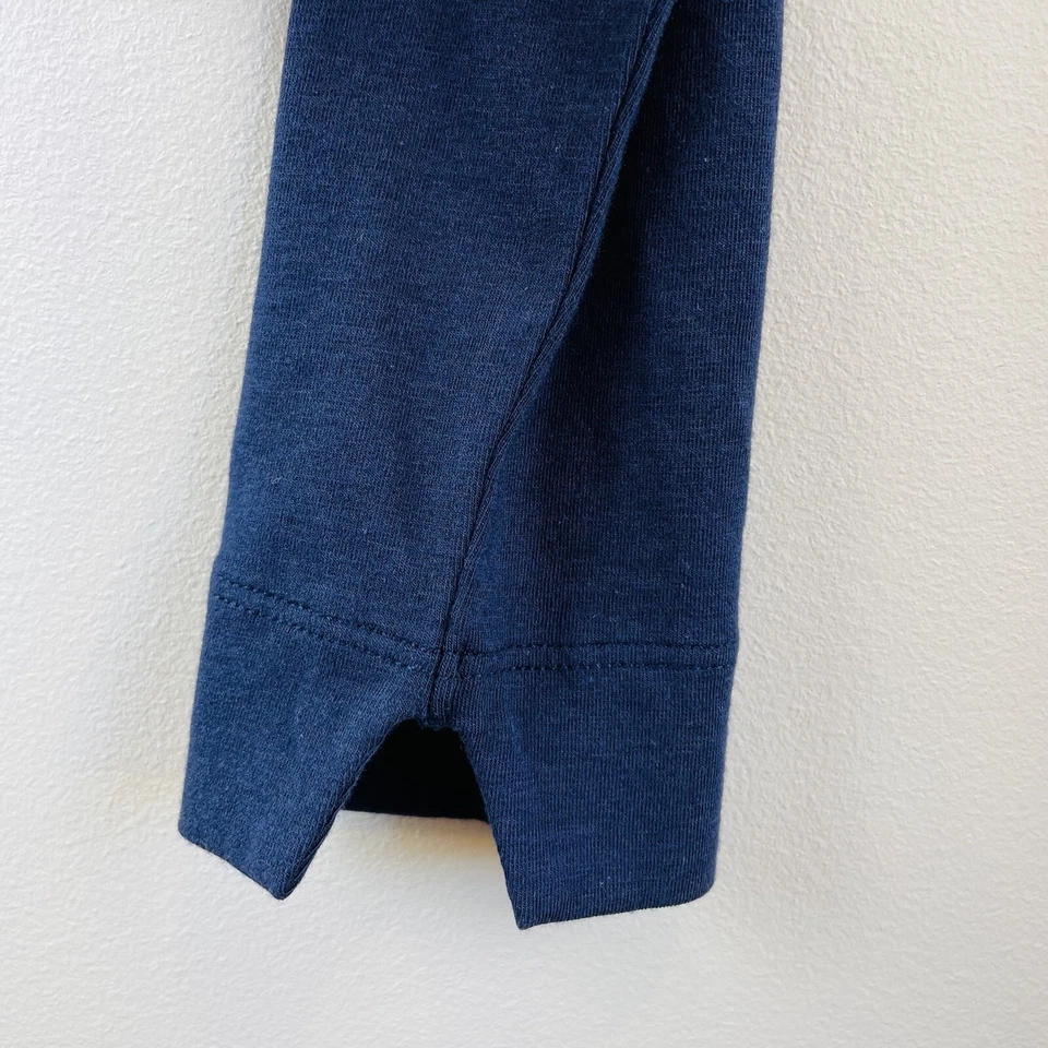 Patrizia Pepe Niñas Talla 14 NUEVO Azul Marino Algodón Modal Skivvy Diseñador Italiano Foto 3 de 4