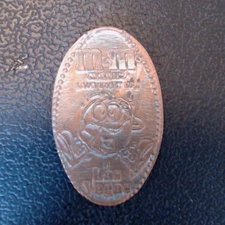 M&M's World Laughing it up in Las Vegas - Press Coin Elongated Penny Souvenir