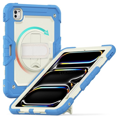 Für iPad 5/6/7/8/9/10 Gen Air 4 5 6 Pro 11 13 Hybrid Outdoor Tasche Gurt Hülle - Bild 205 von 225