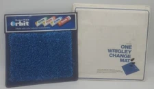 WRIGLEY'S Chewing Gum Counter Top Store Display Astroturf Change Mat. ORBIT